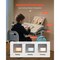 Adjustable Kids Study Desk and Chair Set with Lamp and Tilt Desktop for Study Room